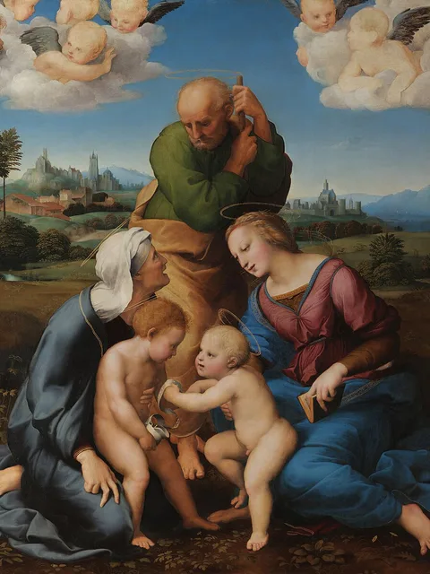 Sagrada Família, pintura de Rafael (Sacra Famiglia Canigiani)