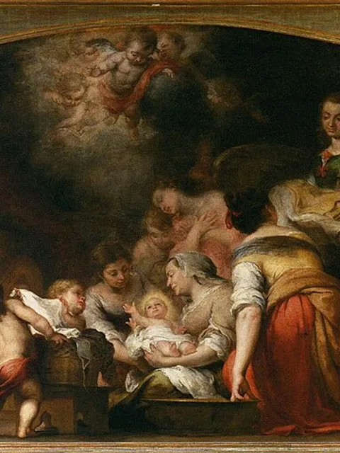 Nascimento da Virgem Maria, pintura de Murillo