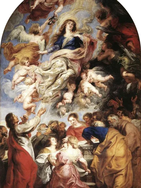 Assunção da Virgem Maria, pintura de Peter Paul Rubens