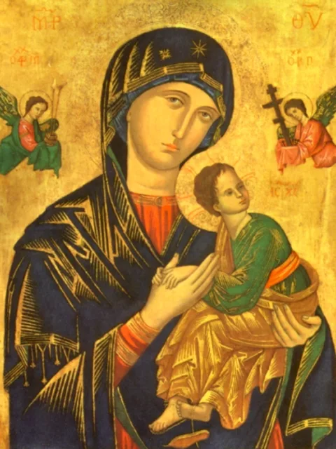 Ícone bizantino de Nossa Senhora do Perpétuo Socorro