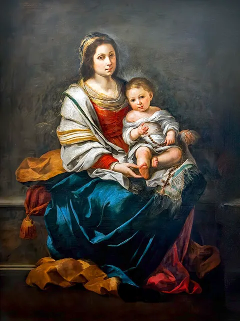 Nossa Senhora do Rosário, pintura de Murillo