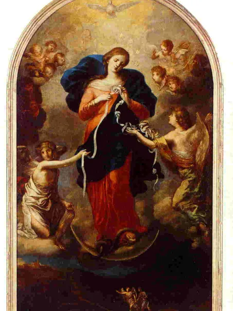 Nossa Senhora Desatadora dos Nós, pintura de Johann Georg Schmidtner