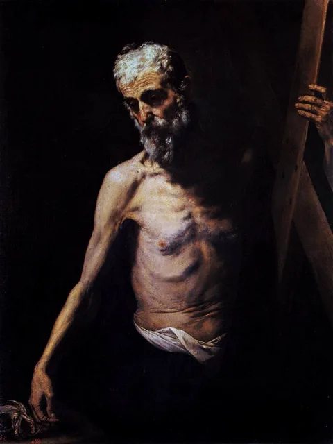 Santo André Apóstolo, pintura de José de Ribera