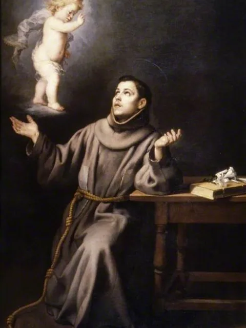 Santo Antônio de Pádua, pintura de Murillo