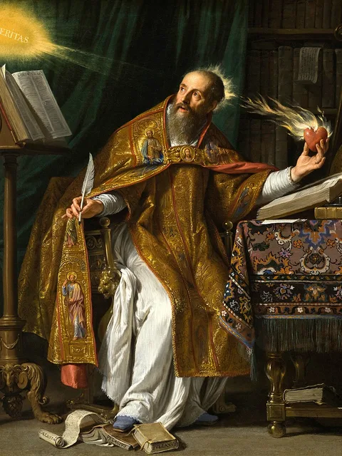 Santo Agostinho, pintura de Philippe de Champaigne