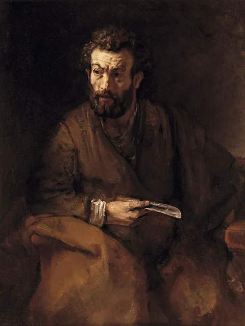 São Bartolomeu Apóstolo, pintura de Rembrandt
