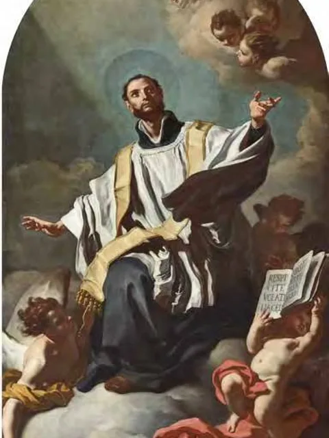 São Caetano da Thiene em êxtase, pintura de Francesco Solimena