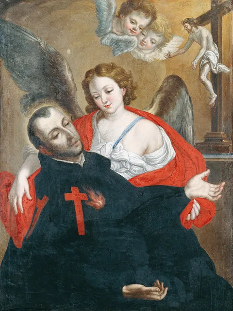 São Camilo de Lelis, pintura de Cristóbal Lozano