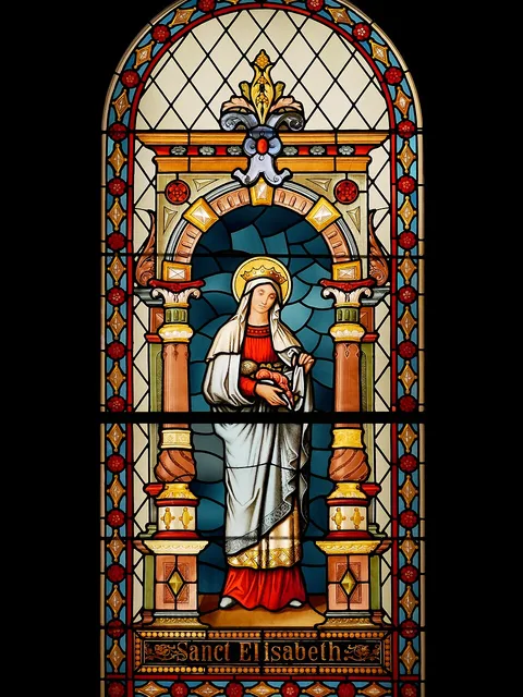 Santa Isabel da Hungria, pintura de Simone Martini