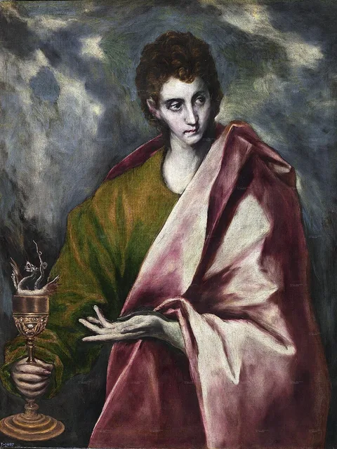 São João Evangelista, pintura de El Greco