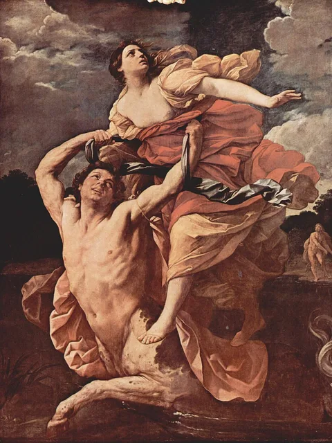 Saint Joseph with the Christ Child, painting by Guido Reni
