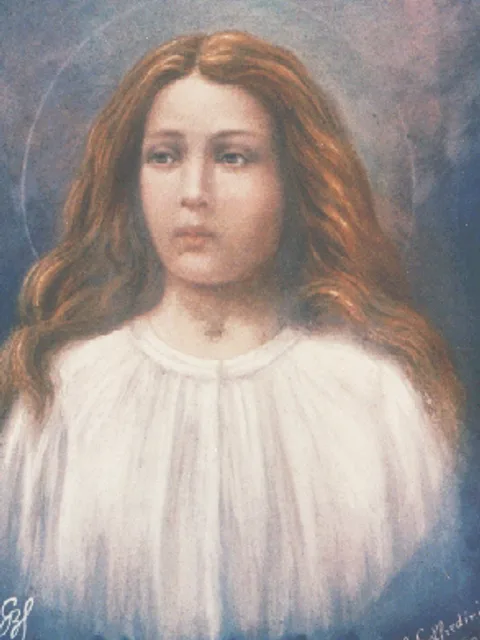 Santa Maria Goretti, pintura devocional de 1929