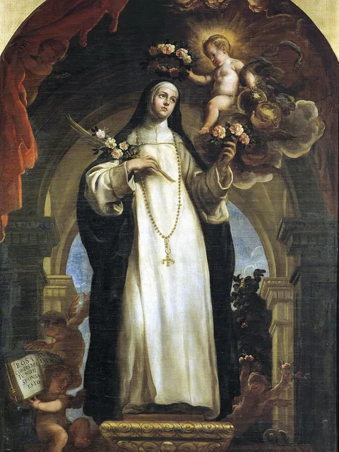 Santa Rosa de Lima, pintura de Claudio Coello