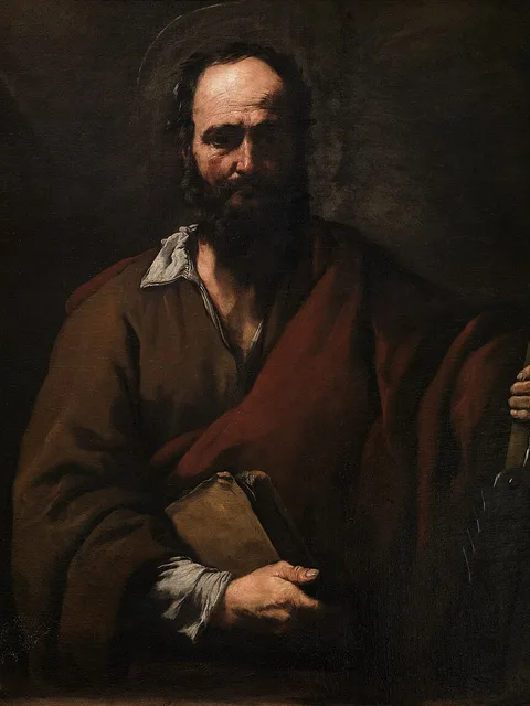 São Simão Apóstolo, pintura de Ribera